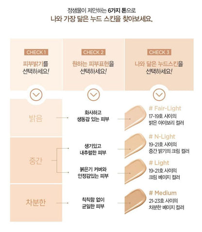 [JUNG SAEMMOOL] Skin Nuder Foundation Soft Natural Glow Finish 30 ml