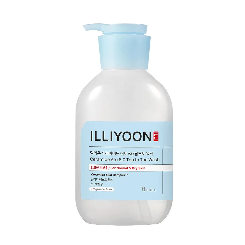 [illiyoon] Ceramide Ato 6.0 Top to Toe Wash Gentle Low-Foam Cleanse 500 ml