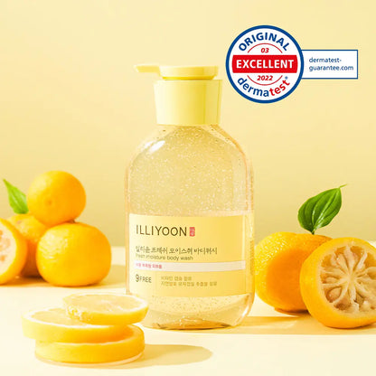 [illiyoon] Fresh Moisture Body Wash Citrus Scent Hydrating Cleanse 500ml