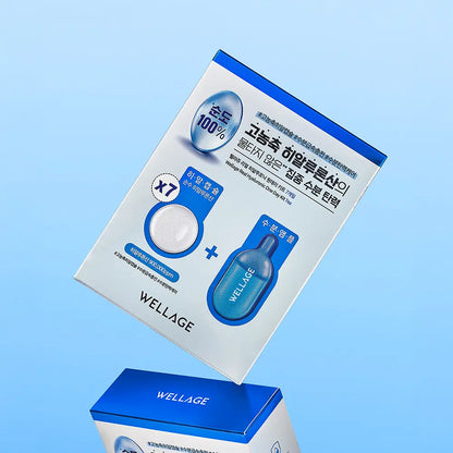 [WELLAGE] One Day Kit Weekly Set Radiant Hydration Finish 7 Kits (Hyaluronic / Collagen / Cica) by Olive Young