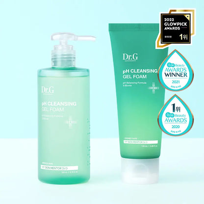 [Dr.G] Mild Acidic Cleansing Gel Foam Set with Fresh Soft Finish | 200ml + 100ml / 200ml + 200ml