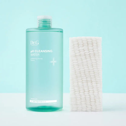 [Dr.G] Gentle Micellar Cleansing Water with Fresh Finish 490 ml (+70 Cotton Pads)