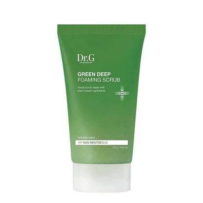 [Dr.G] Green Deep Foaming Scrub Cleanser with Soft Creamy Lather 120 g