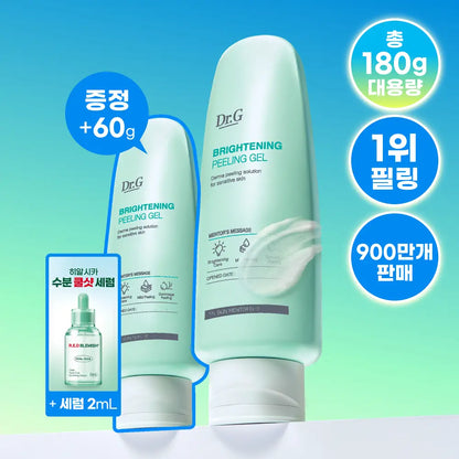 [Dr.G] Brightening Peeling Gel Set with Soft Radiant Finish | 120g + 60g + 2ml / 120g + 120g