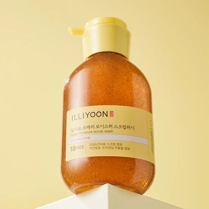 [illiyoon] Fresh Moisture Scrub Body Wash Soft Citrus Scent 400ml
