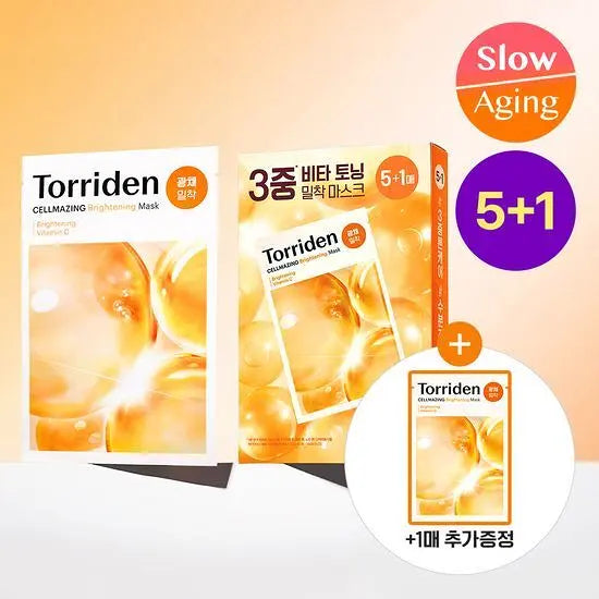 [Torriden] Sheet Mask Set with Fresh Comfort Finish 5+1 Count (Hydration / Calm / Radiance Options)