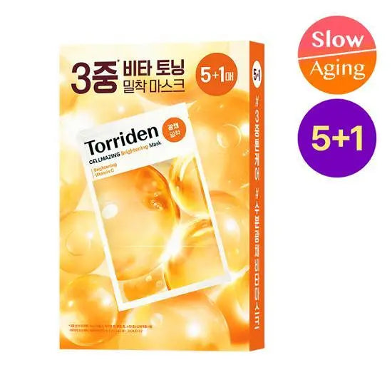 [Torriden] Sheet Mask Set with Fresh Comfort Finish 5+1 Count (Hydration / Calm / Radiance Options)