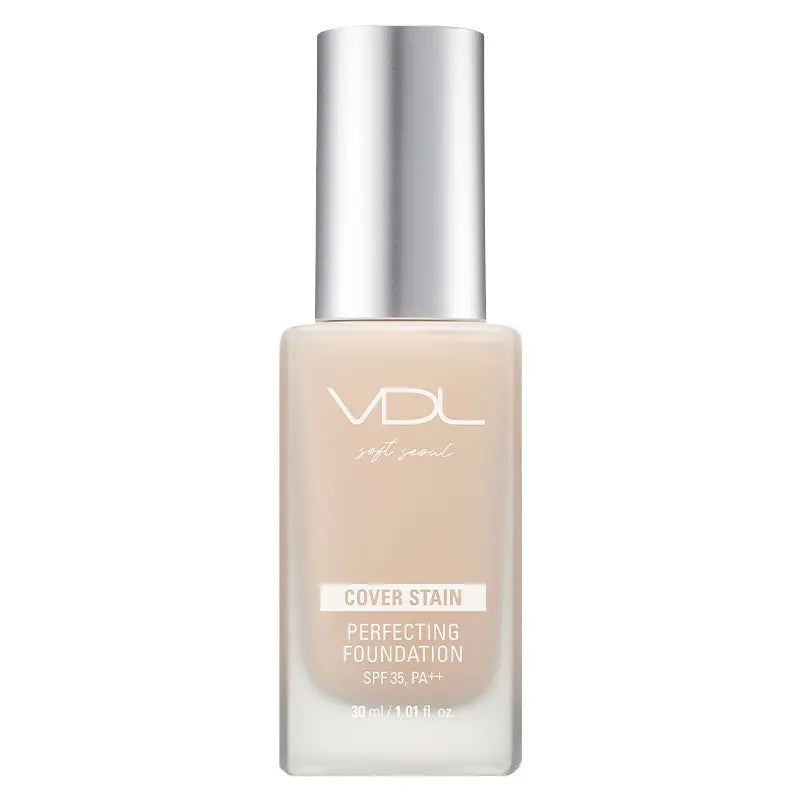 [vdl] Cover Stain Perfecting Foundation Soft Radiant Finish 30ml Set (with Pouch)