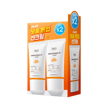 [Dr.G] Brightening Tone-Up Sun Cream Set with Soft Matte Finish | 50ml + 50ml + 10ml