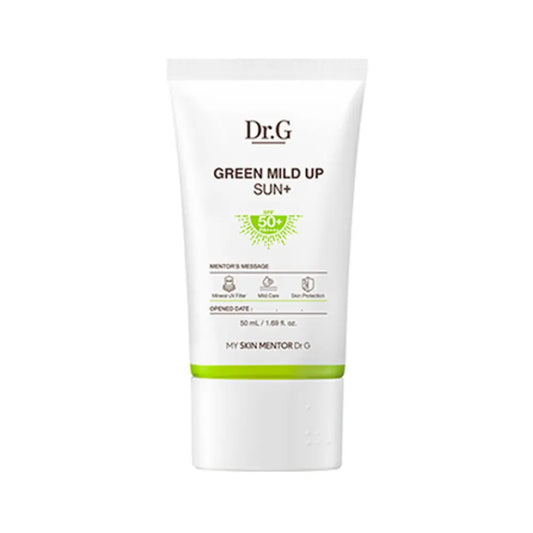 [Dr.G] Green Mild Up Sun Plus Mineral Sun Cream with Soft Comfort Finish | 50ml + 50ml / 50ml + 20ml