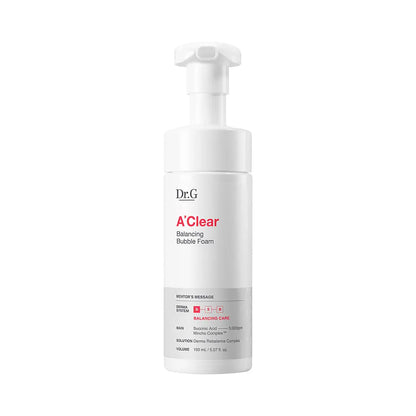 [Dr.G] A’Clear Balancing Bubble Foam Gentle Clean Finish 150ml