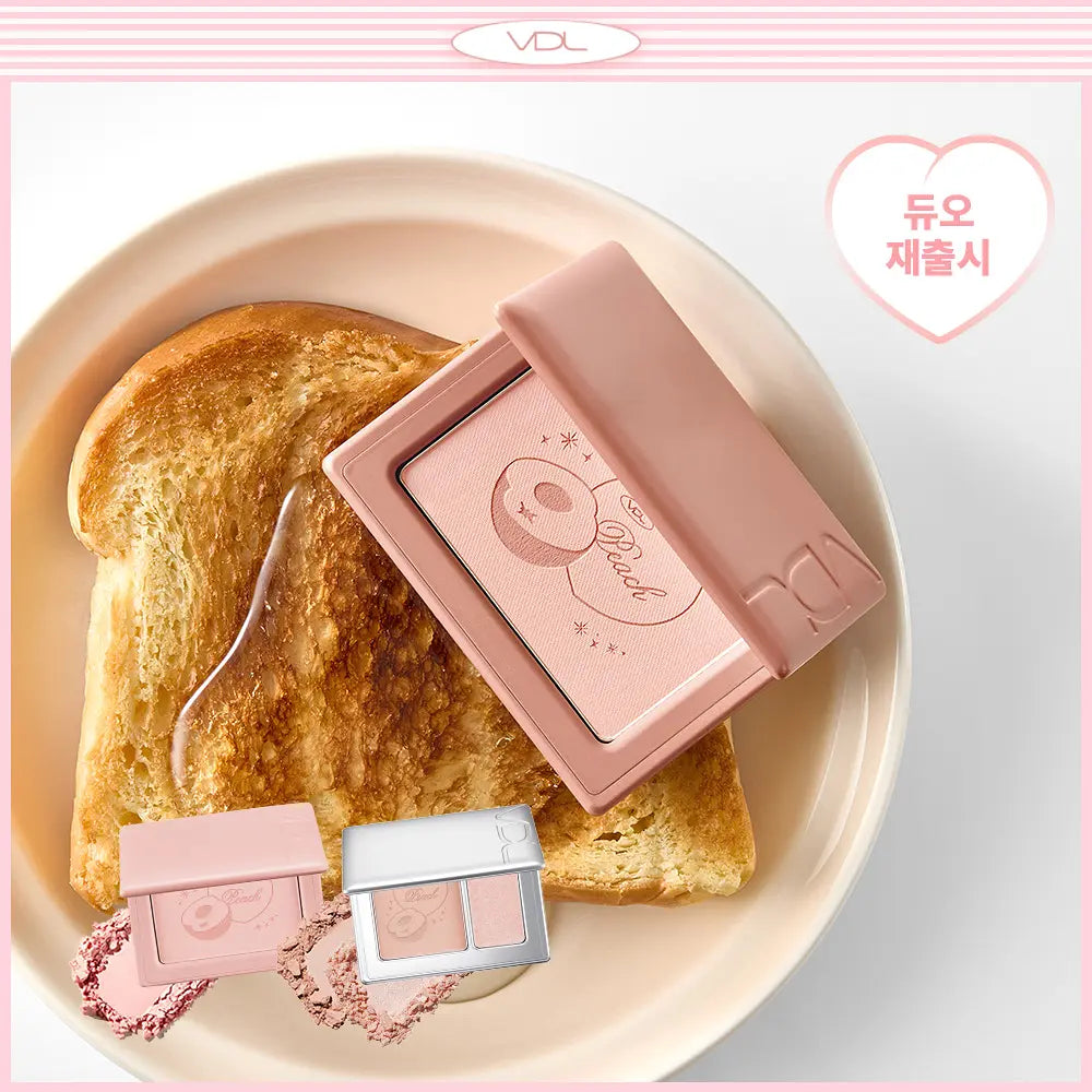 [vdl] Cheek Stain Blusher Duo Soft Radiant Finish 6g x 2 Colors