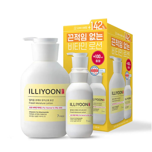 [illiyoon] Fresh Moisture Body Lotion Lightweight Citrus Finish 350ml + 100ml Set