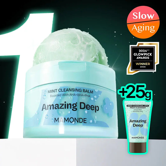 [mamonde] Amazing Deep Mint Cleansing Balm Refreshing Clean Finish Set 90ml