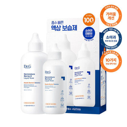 [Dr.G] Dermoisture Barrier Liquid Toner Soft Hydrating Finish Set 200ml + 100ml