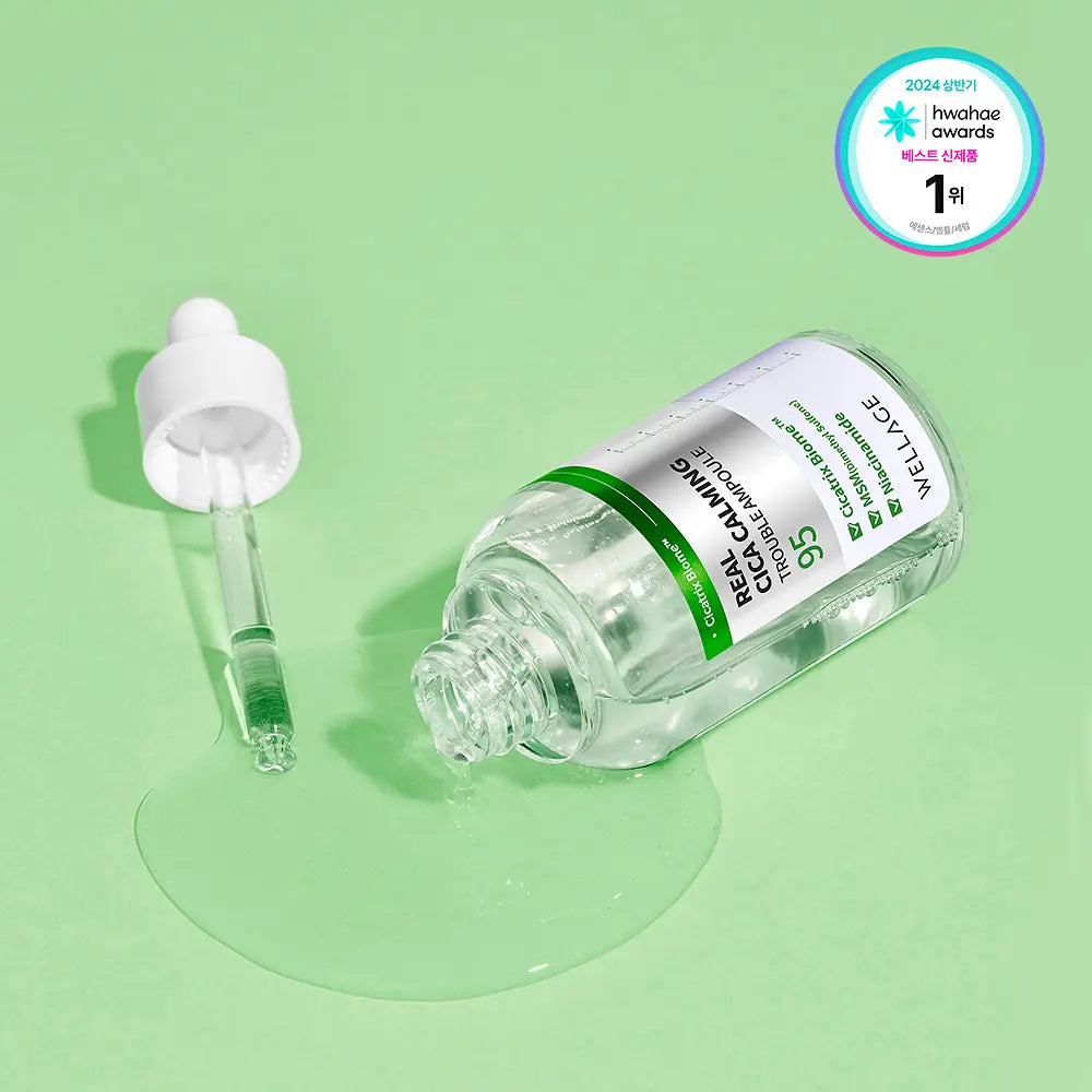[WELLAGE] Real Cica Calming Ampoule Lightweight Comfort Finish 50ml