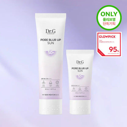 [Dr.G] Pore Blur Tone-Up Sun Cream with Soft Matte Finish 50 ml + 20 ml Set