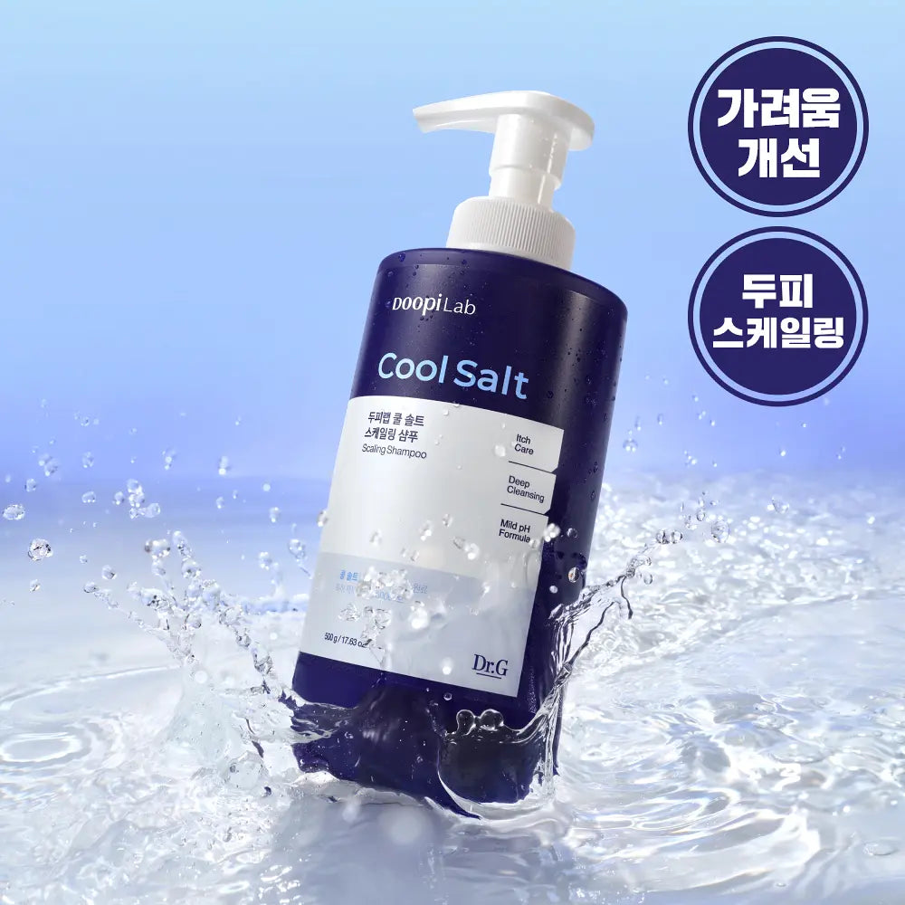 [Dr.G] Scalp Care Cool Salt Shampoo with Refreshing Finish 500g