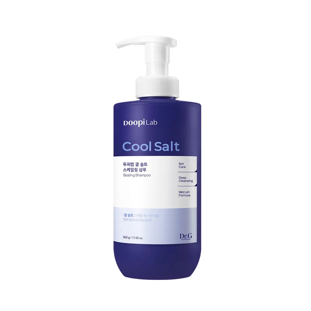 [Dr.G] Scalp Care Cool Salt Shampoo with Refreshing Finish 500g