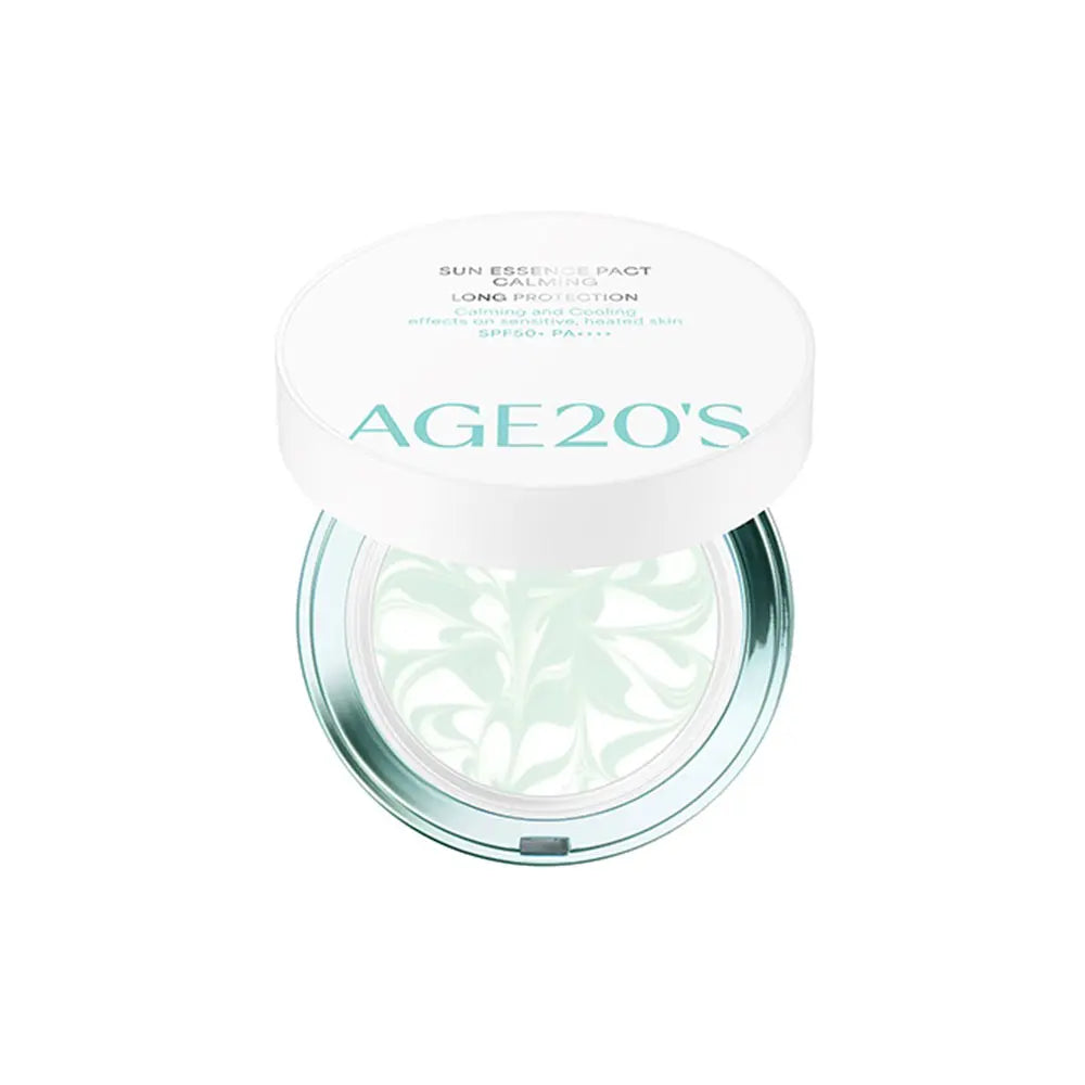 [AGE20S] Sun Essence Pact Calming Soft Matte Finish Set | 1 Case + 1 Refill + Keyring Bag