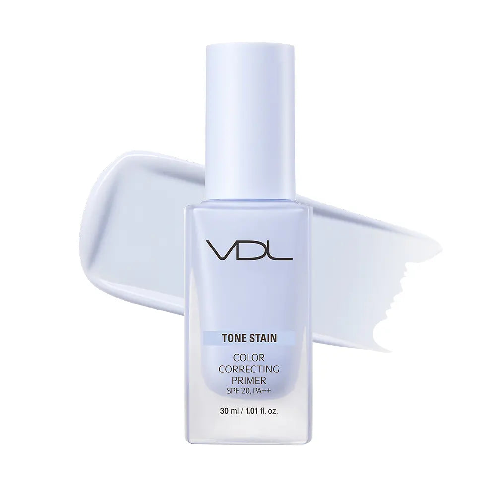 [vdl] Tone Stain Color Correcting Primer Soft Radiant Finish 30ml Set (with Spatula)