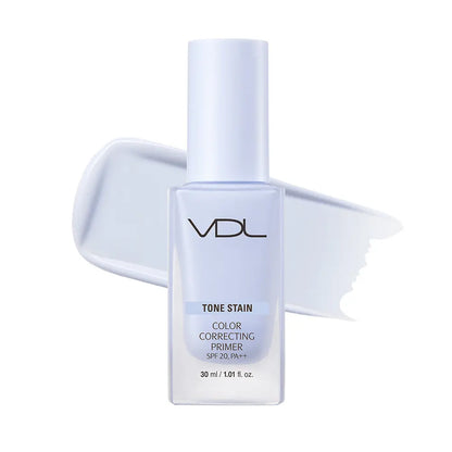 [vdl] Tone Stain Color Correcting Primer Soft Radiant Finish 30ml Set (with Spatula)