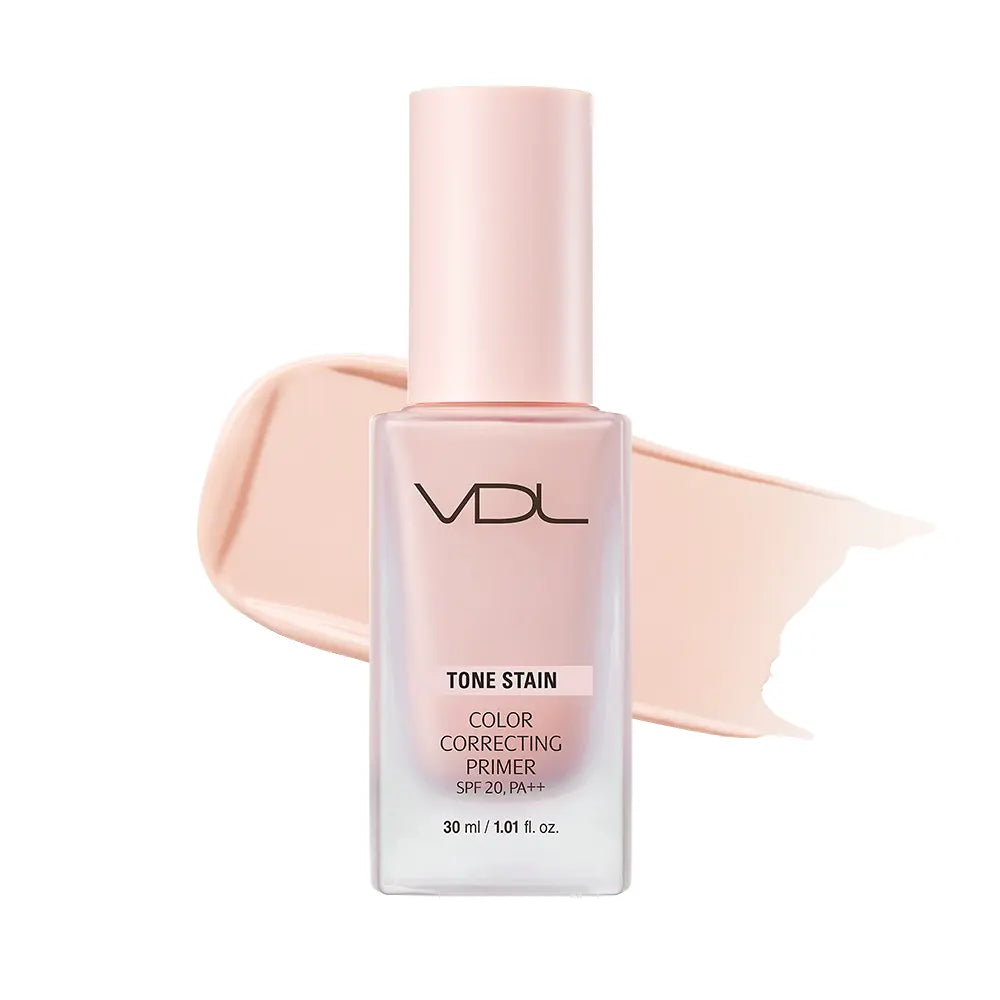 [vdl] Tone Stain Color Correcting Primer Soft Radiant Finish 30ml Set (with Spatula)