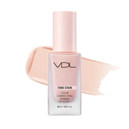 [vdl] Tone Stain Color Correcting Primer Soft Radiant Finish 30ml Set (with Spatula)
