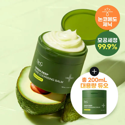 [Dr.G] Green Deep Pore Cleansing Balm with Soft Melt Texture | 100ml Single / Double Set
