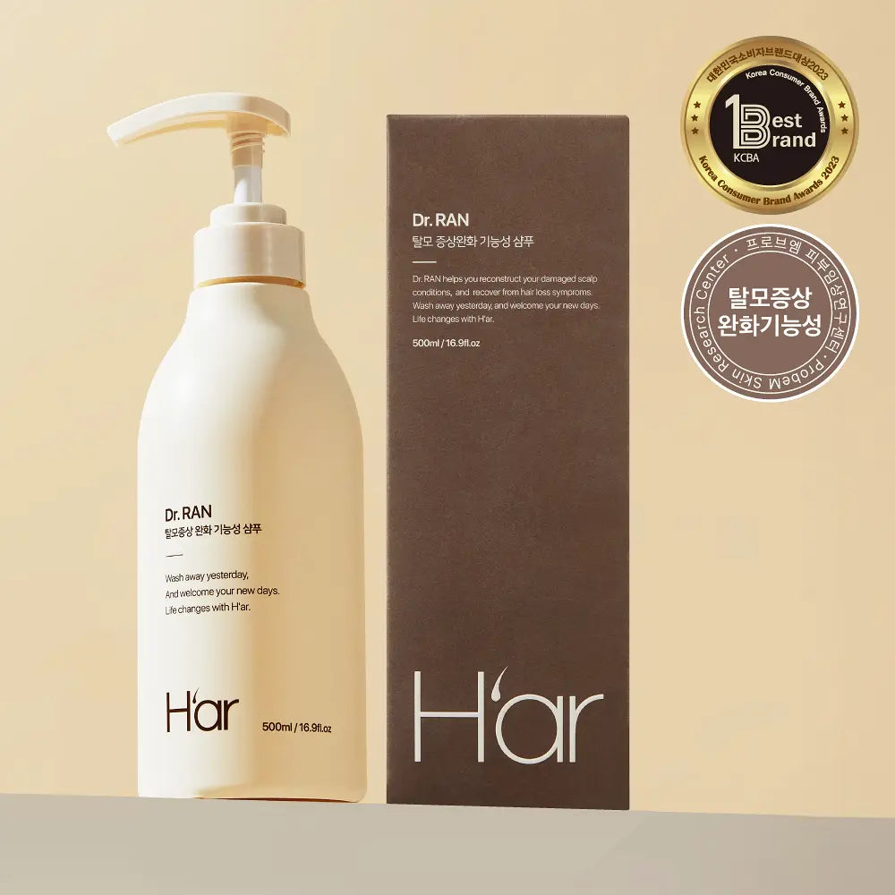 [H'AR] HAAR Dr. Ran Protein Care Shampoo with Smooth Cleansing Finish 500m