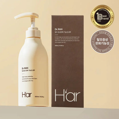 [H'AR] HAAR Dr. Ran Protein Care Shampoo with Smooth Cleansing Finish 500m