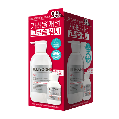 [illiyoon] Red-Itch High Moisture Body Wash Creamy Hydrating Cleanser 470g + 50g Set