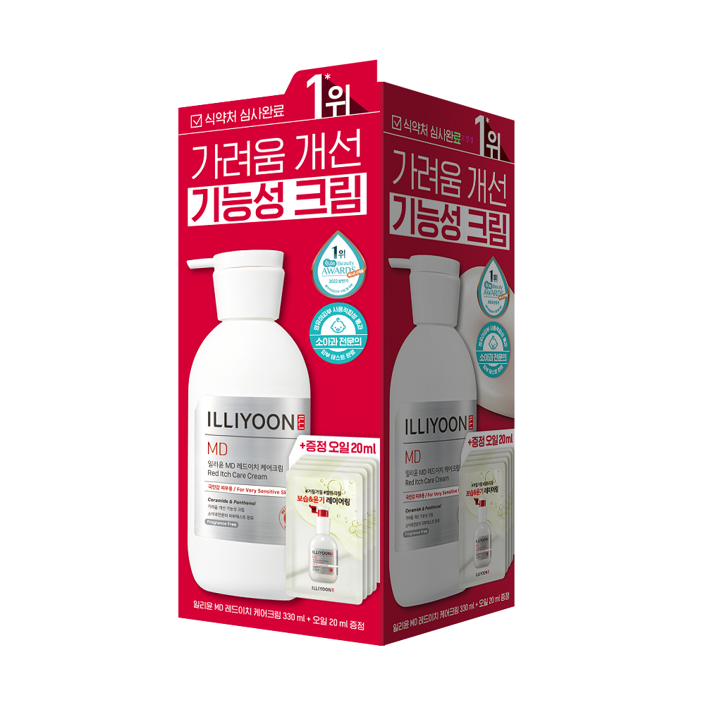 [illiyoon] Red-Itch Care Cream Lightweight Moisturizing Body Cream 330ml