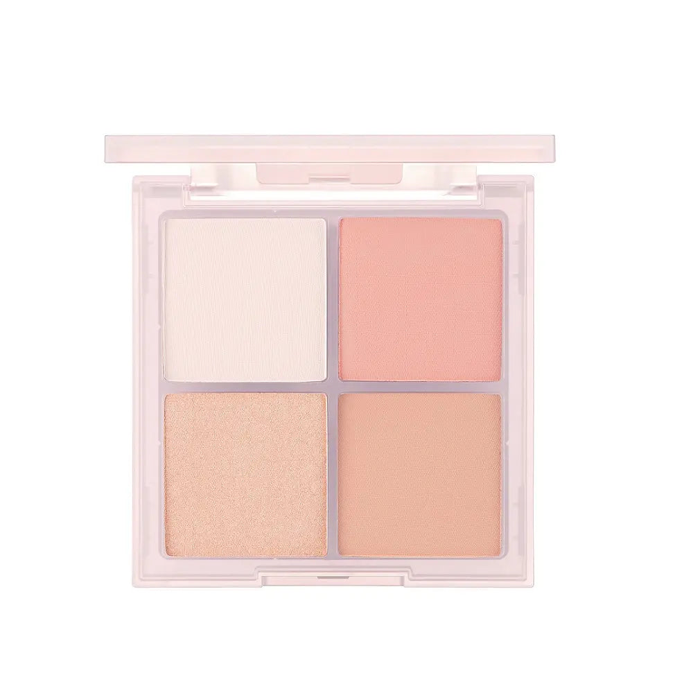 [vdl] Cheek Stain Palette Soft Glow Multi Texture Blush Palette 1 Compact