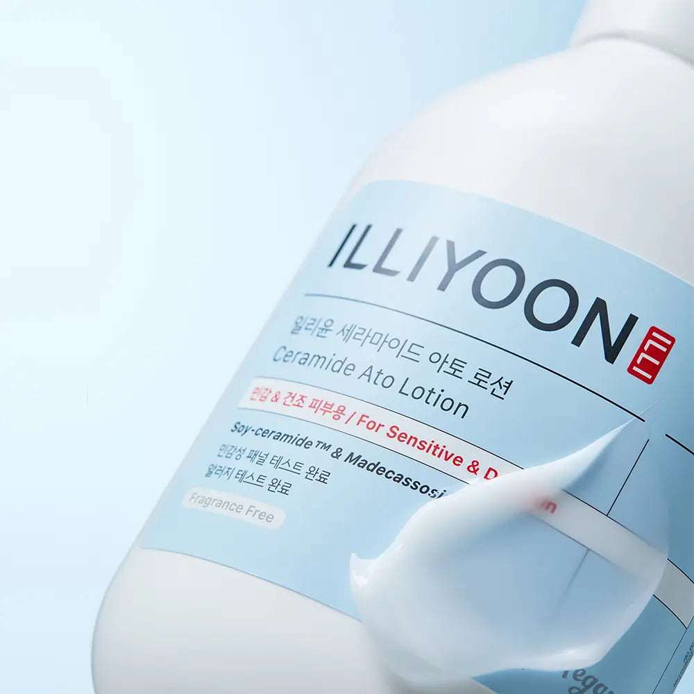[illiyoon] Ceramide Ato Lotion Lightweight Moisturizing Body Lotion Set 600ml + 128ml