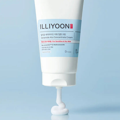 [illiyoon] Ceramide Ato Concentrate Cream Rich Comfort Moisturizing Finish Set (150 ml ×2 + 30 ml / 150 ml ×2)