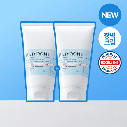 [illiyoon] Ceramide Ato Concentrate Cream Rich Comfort Moisturizing Finish Set (150 ml ×2 + 30 ml / 150 ml ×2)