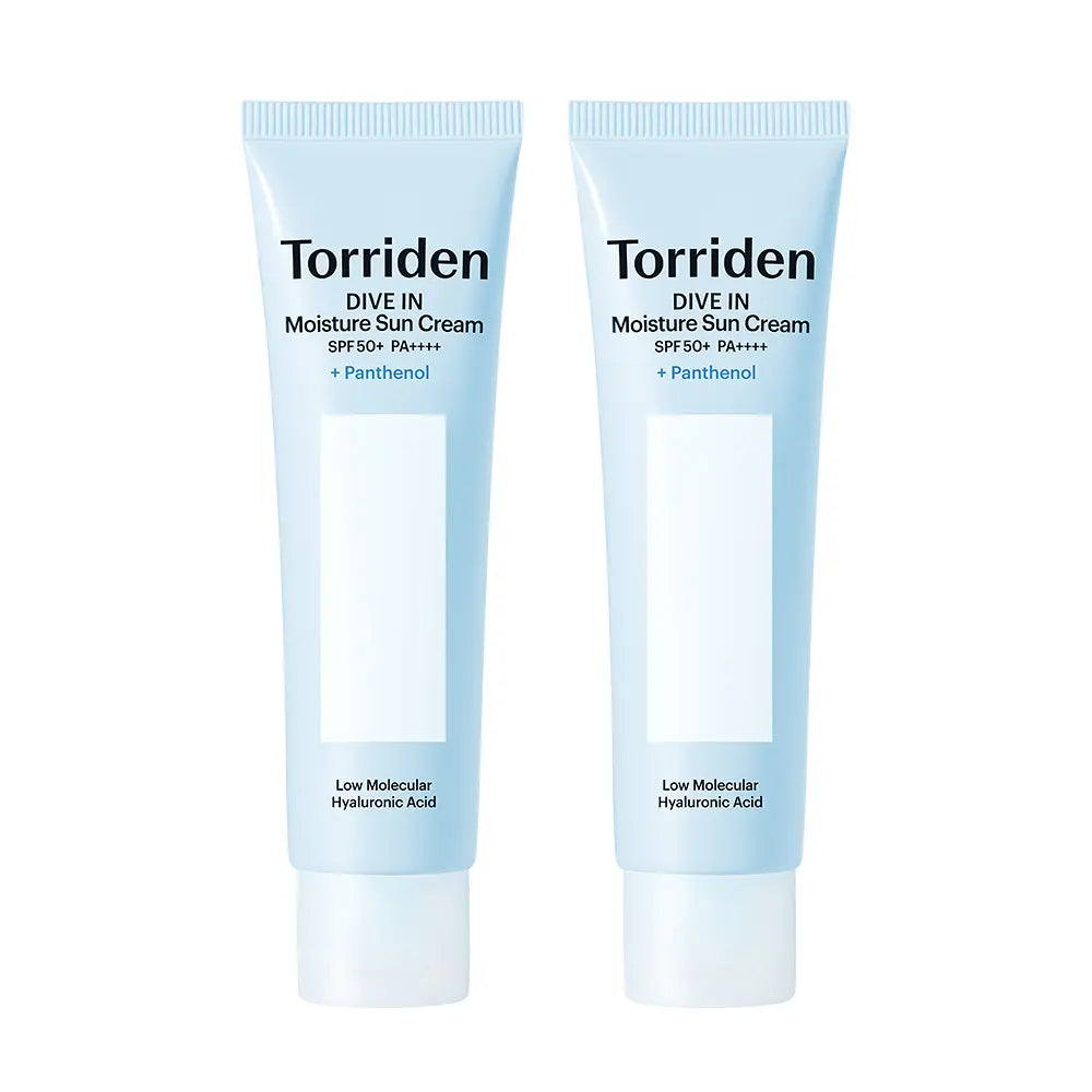 [Torriden] Moisture Sun Cream Duo Set with Fresh Lightweight Finish SPF50+ PA++++ 60ml (1+1 Count)