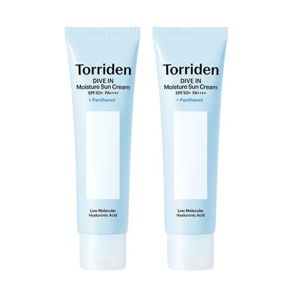 [Torriden] Moisture Sun Cream Duo Set with Fresh Lightweight Finish SPF50+ PA++++ 60ml (1+1 Count)