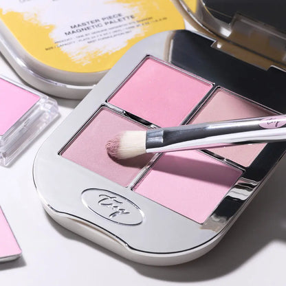 [TOOQ] Magnetic Creamy-Matte Eye Shadow Palette Soft Blend Finish | 4-Pan (Choose 1 of 6)