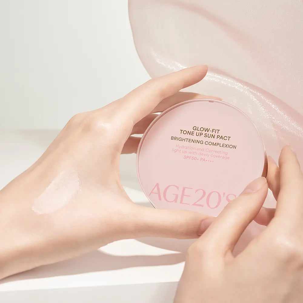 [AGE20S] Glow Fit Hydrating Tone-Up Sun Pact with Soft Radiant Finish 12.5g (Pact + Refill)