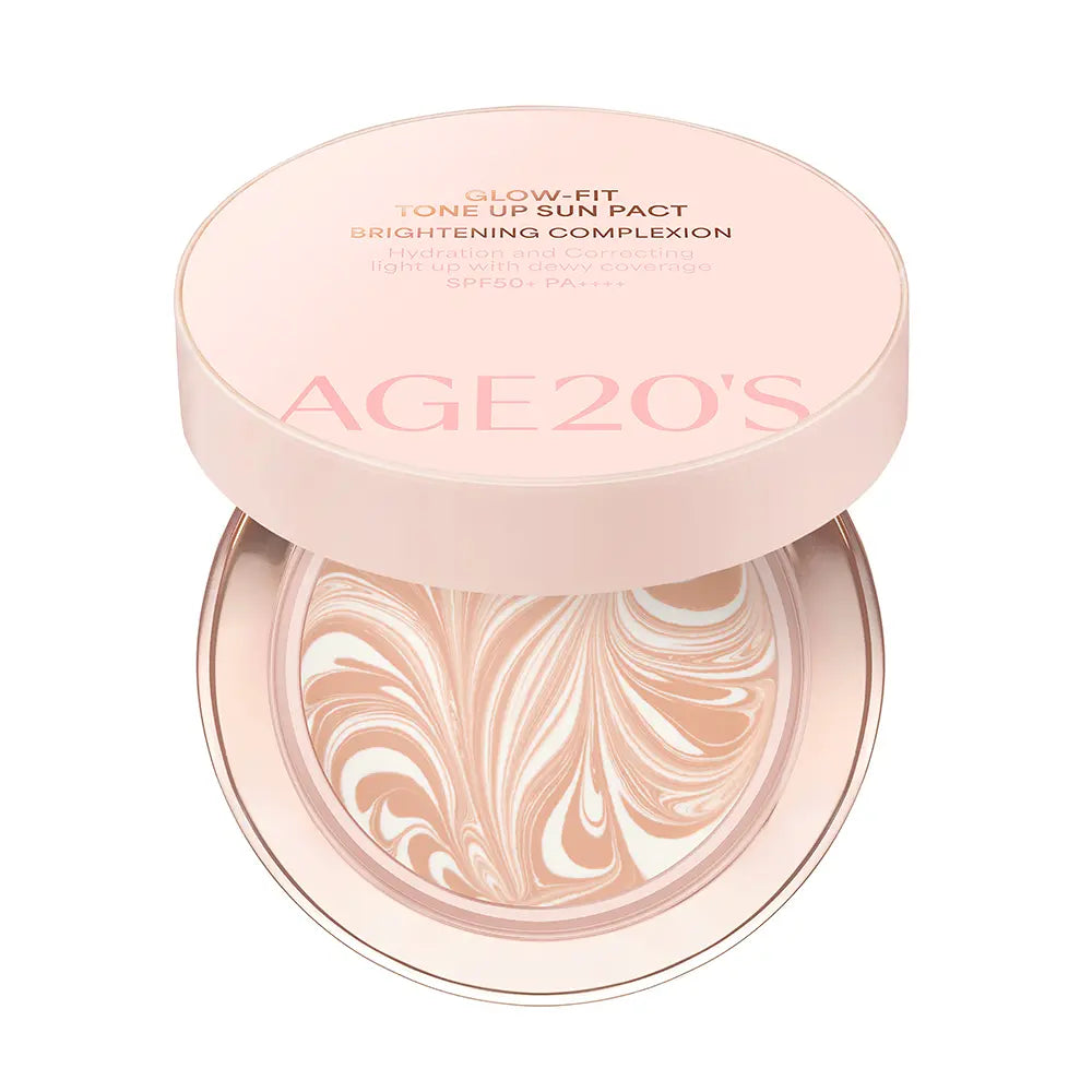 [AGE20S] Glow Fit Hydrating Tone-Up Sun Pact with Soft Radiant Finish 12.5g (Pact + Refill)