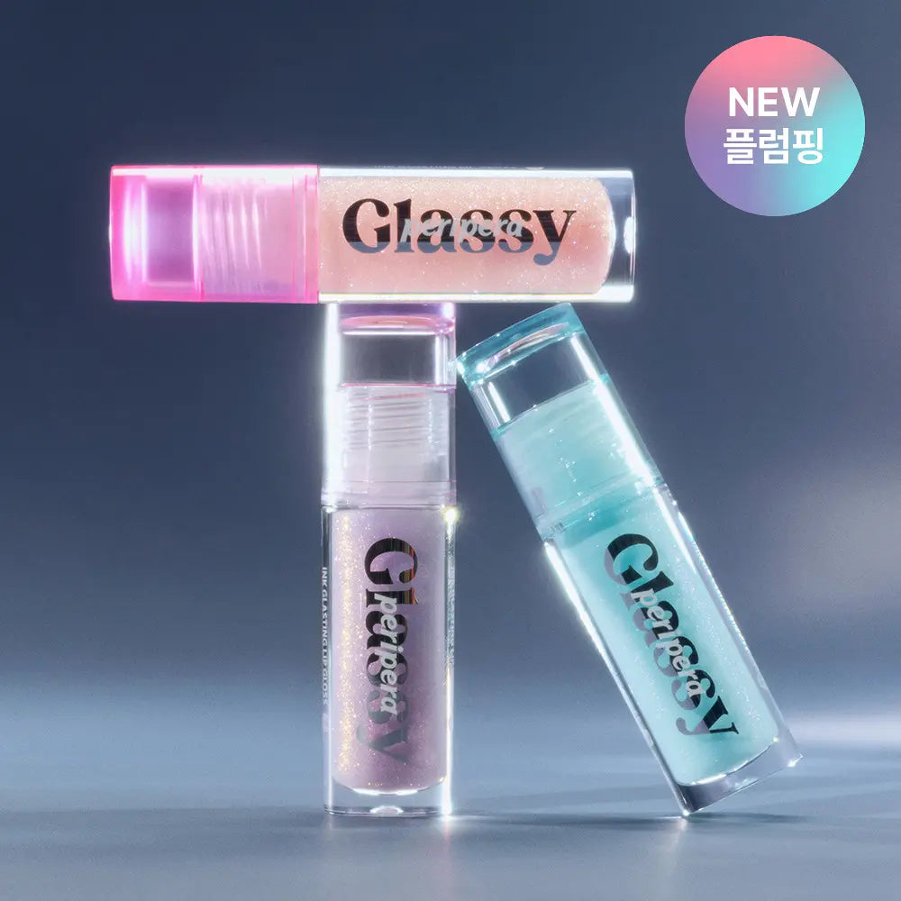 [Peripera] Ink Glasting Lip Gloss – Soft Glassy Shine Plumping Finish 4.5ml (3 Shades)