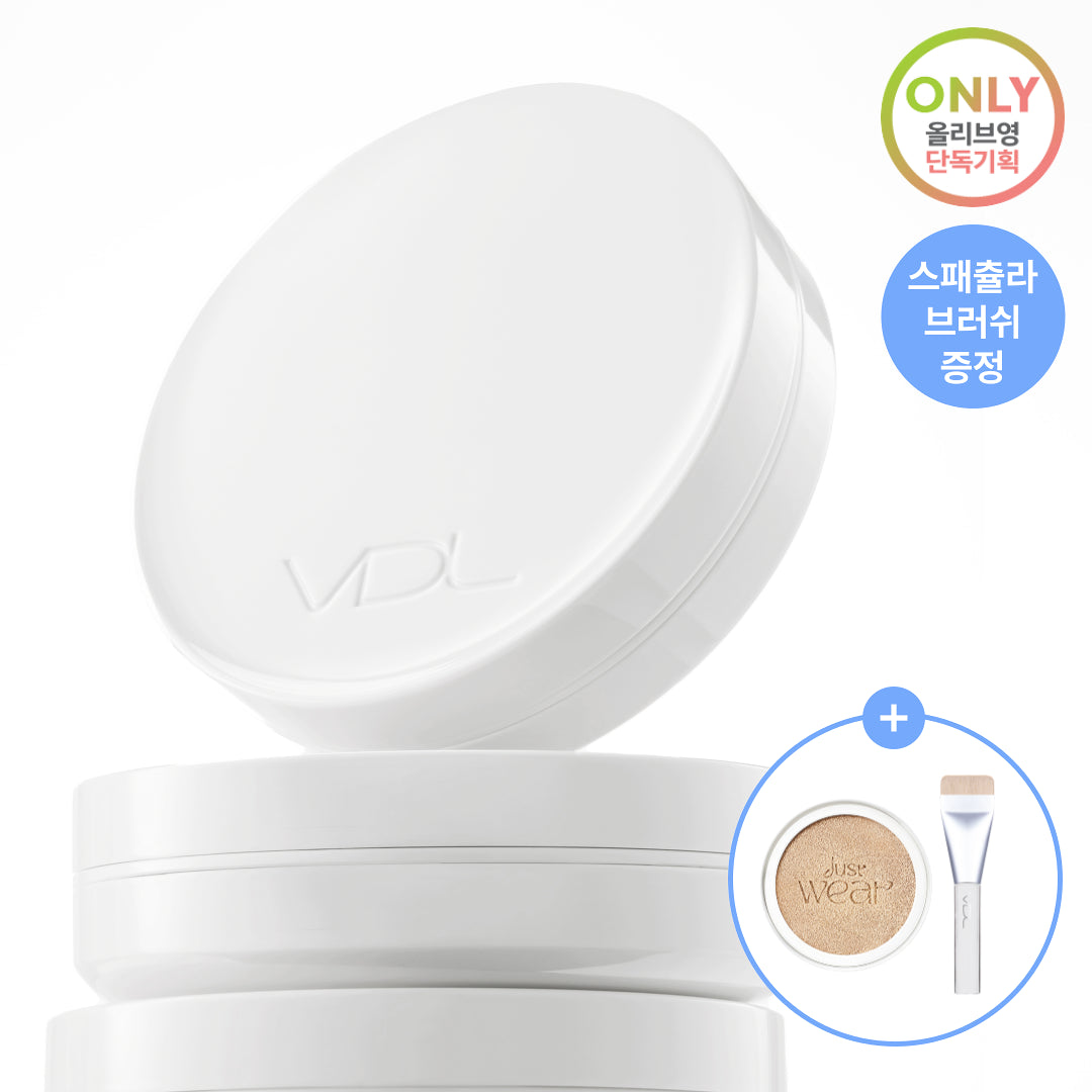 [vdl] Cover Stain High Cover Cushion Soft Matte Finish 13g Set (Refill Included)
