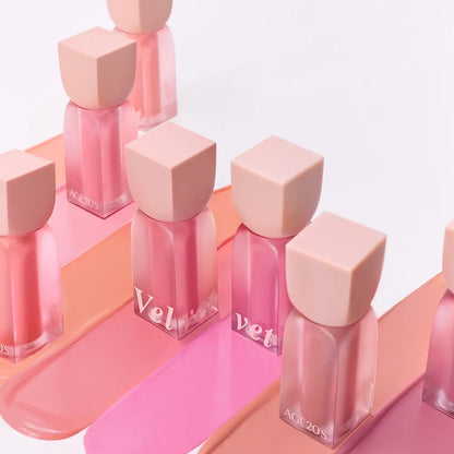 [AGE20S] Velvet Haze Liquid Blusher with Soft Matte Finish (Blusher + OrYANY Pouch Set)