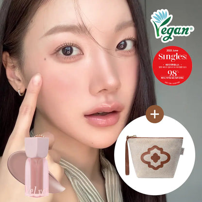 [AGE20S] Velvet Haze Liquid Blusher with Soft Matte Finish (Blusher + OrYANY Pouch Set)