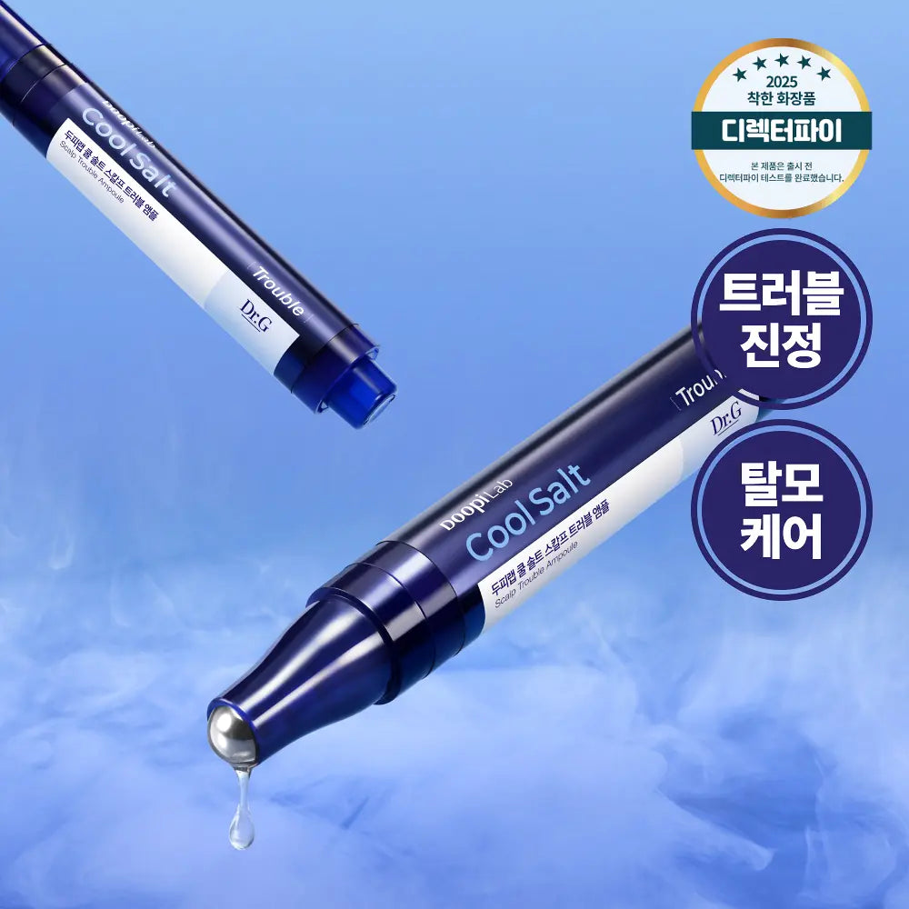 [Dr.G] Scalp Lab Cool Salt Scalp Ampoule with Refreshing Finish 15ml