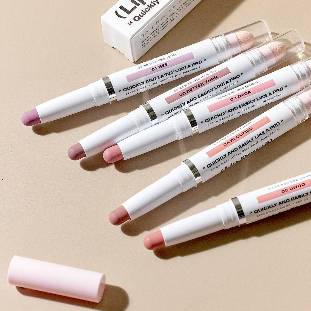 [TOOQ] Lip Pencil Soft Blur Finish – 1.2g (7 Shades, Choose 1)