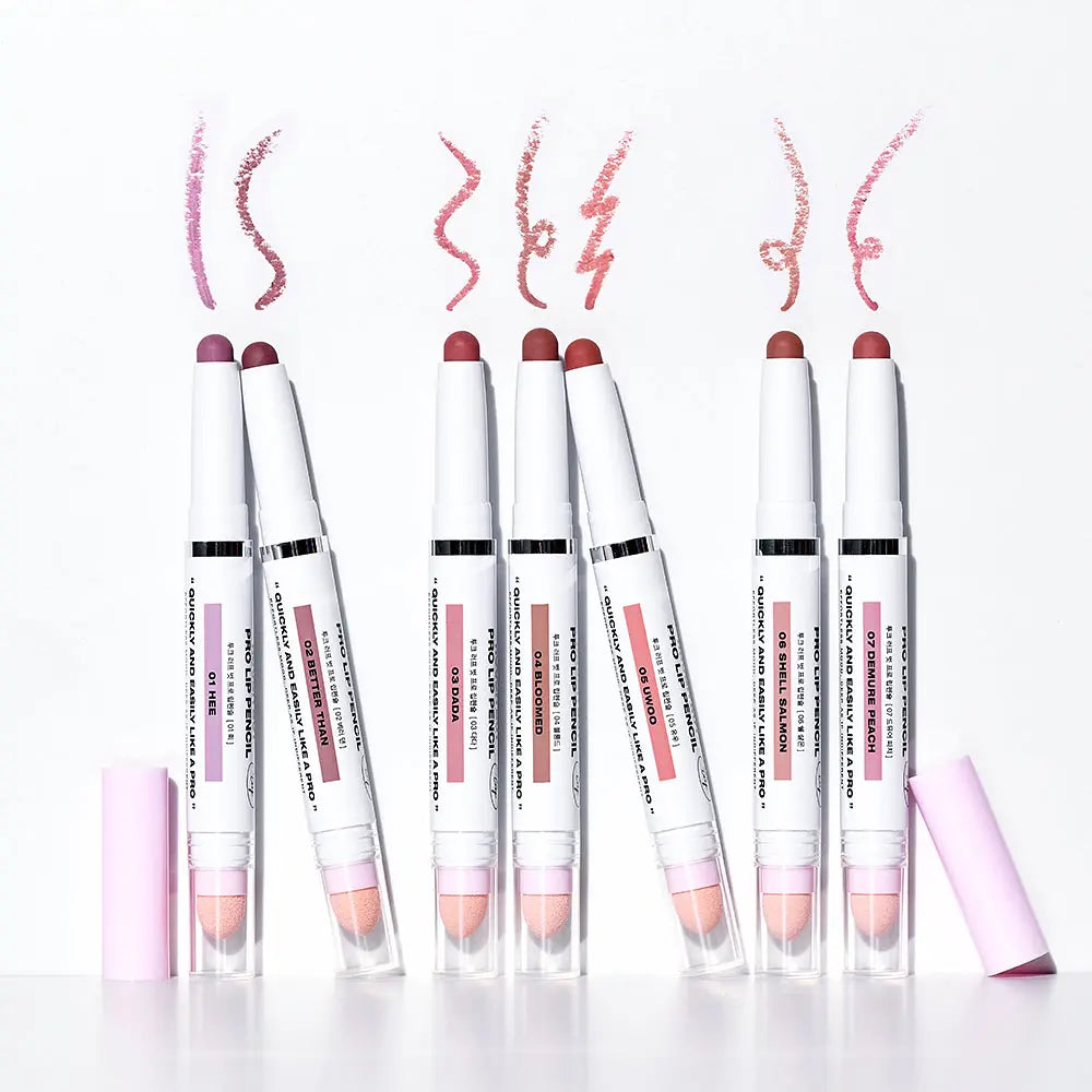 [TOOQ] Lip Pencil Soft Blur Finish – 1.2g (7 Shades, Choose 1)