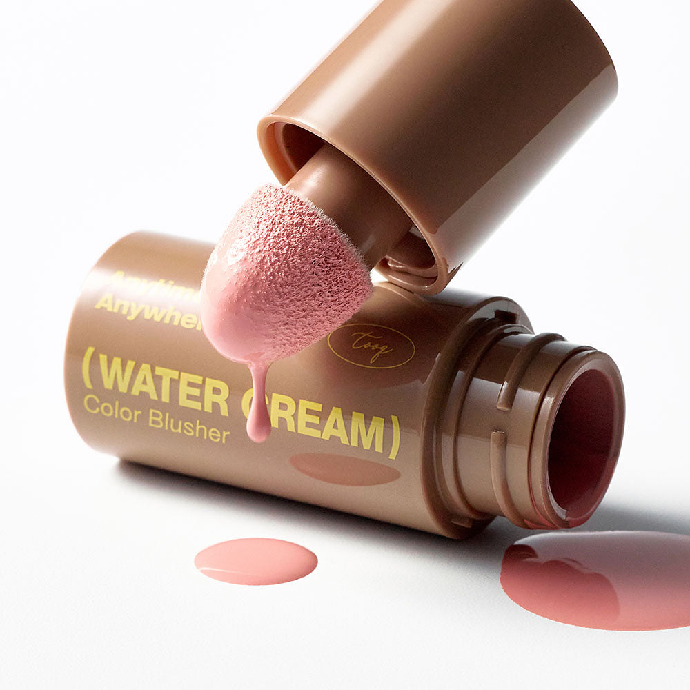 [TOOQ] Water Cream & Lique Cream Blush Soft Watercolor Finish 1 Shade (9 Option